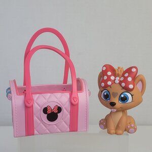 Disney I LOVE YOU 4ever Minnie Inspired Pet & Carrier Toy Luggage Accessory Set
